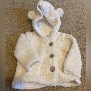 Offwhite Mudpie infant jacket.